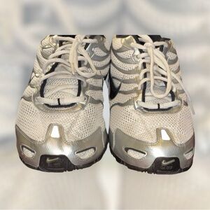 Nike Men’s White and Silver Athletic Shoes